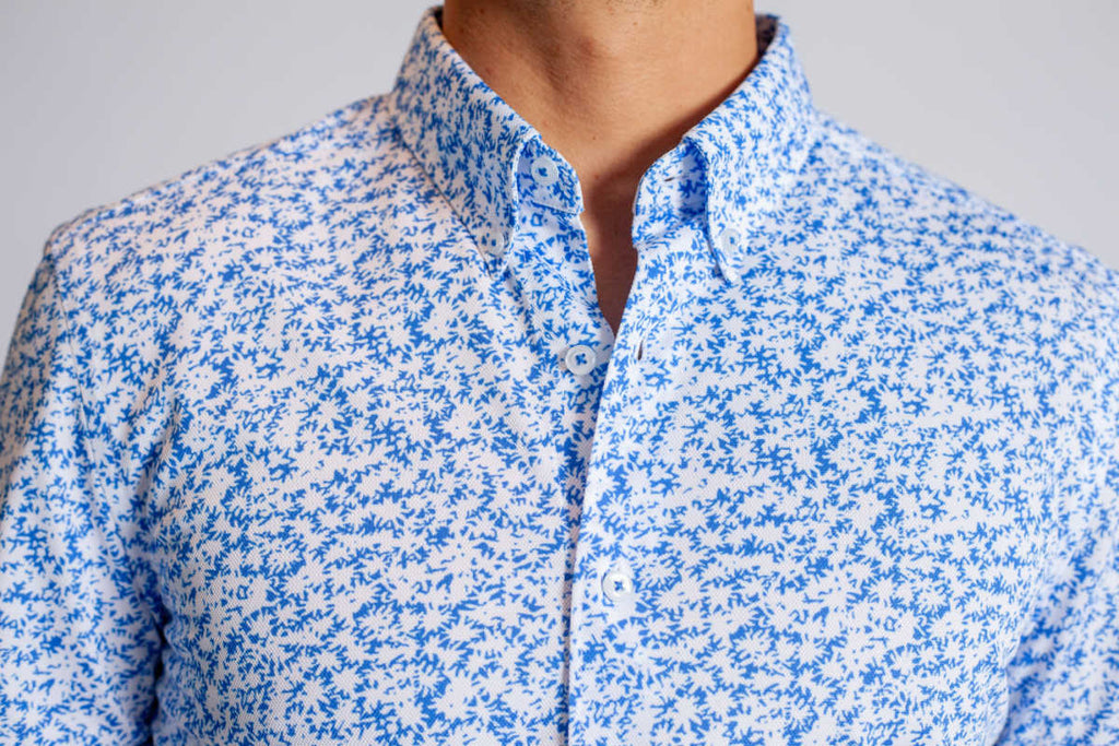 Five-O Floral Short Sleeve Tech Shirt
